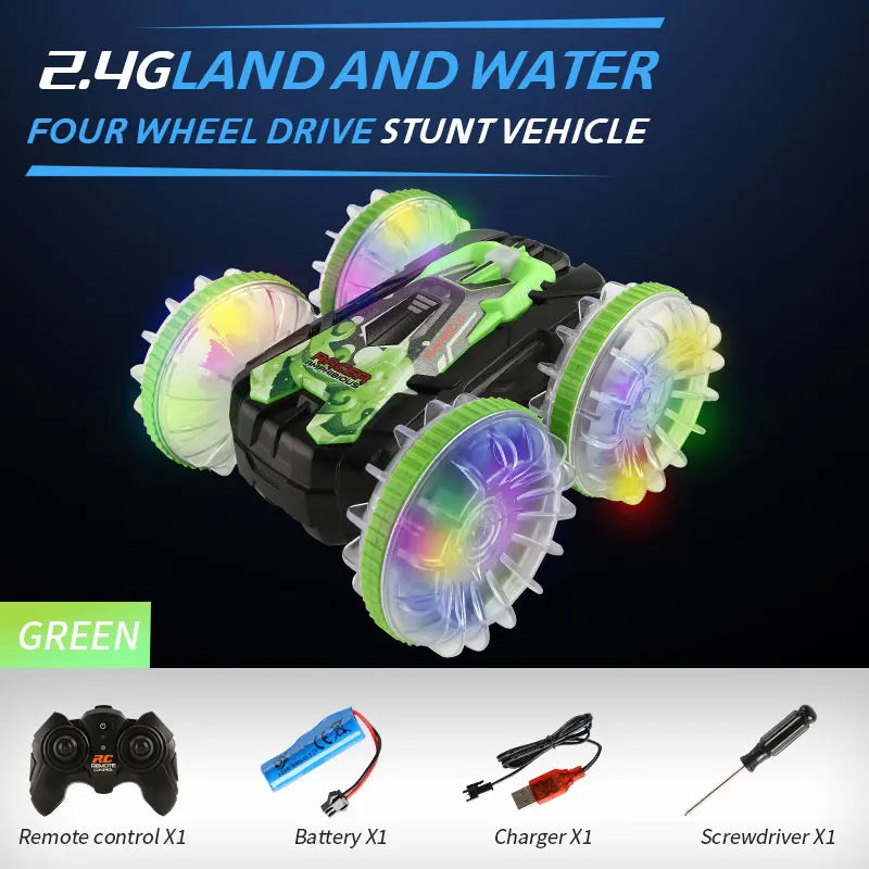 LedKiddy RC Stunt Car with Lights