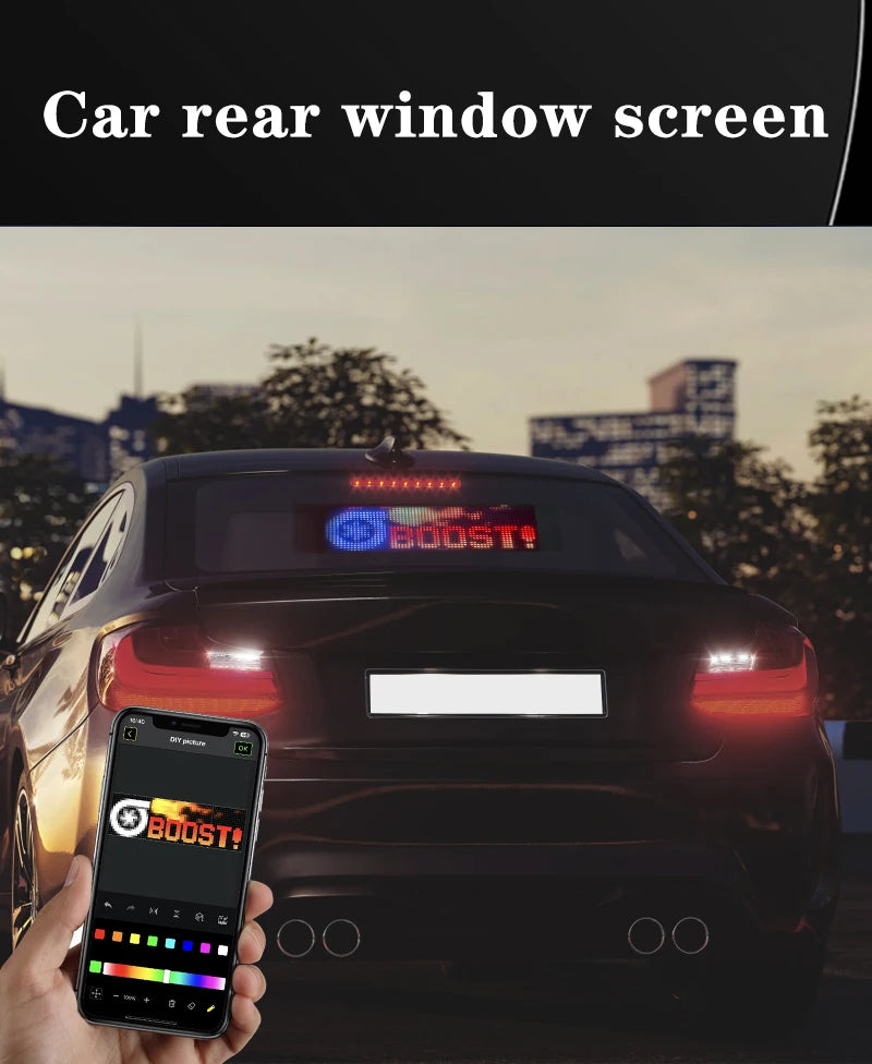 LED Car Sign