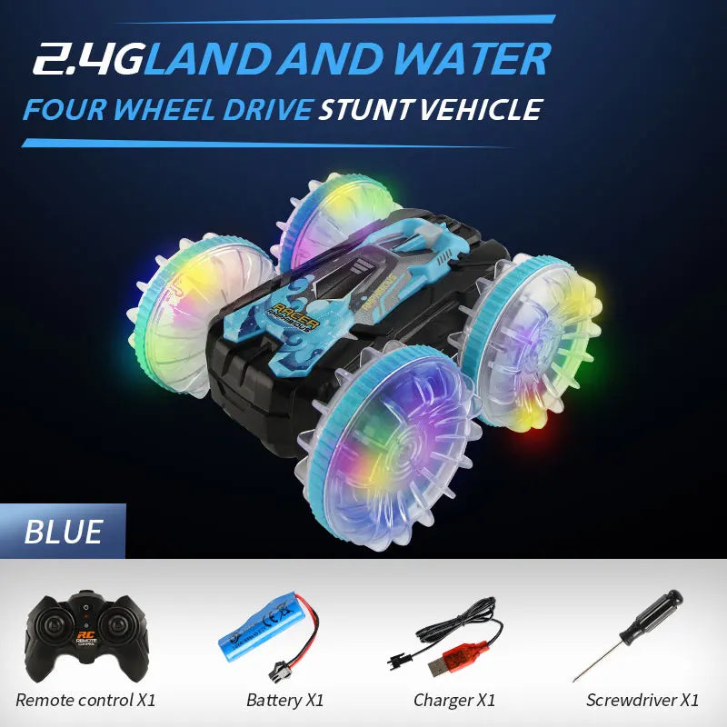 LedKiddy RC Stunt Car with Lights