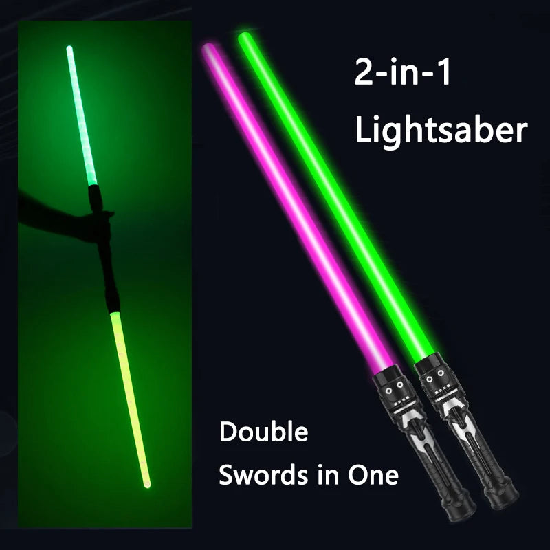 Laser Sword Lightsaber Red and Blue Double Saber