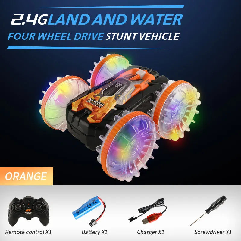 LedKiddy RC Stunt Car with Lights