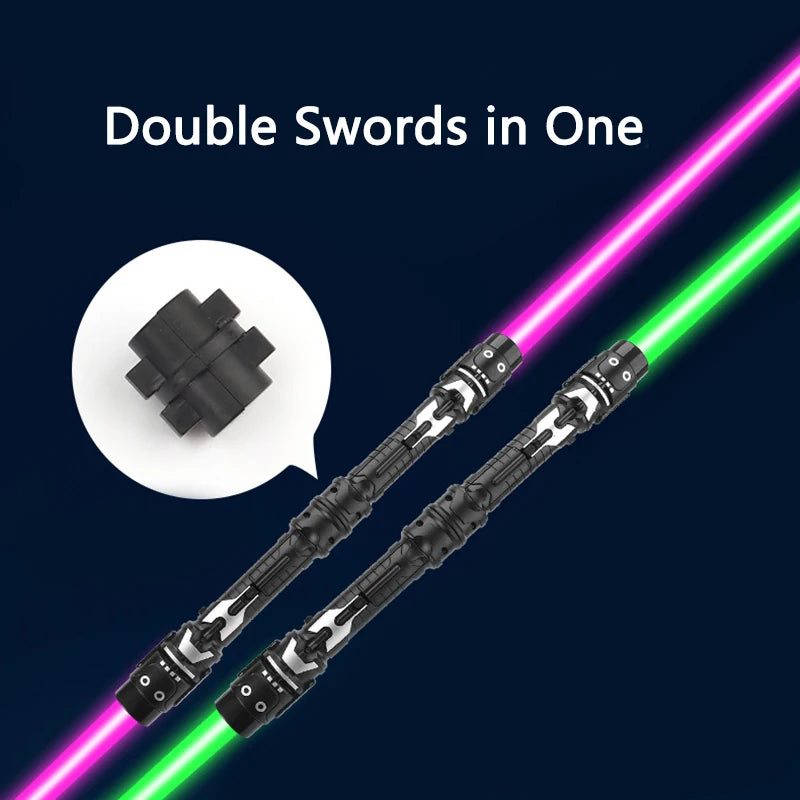 Laser Sword Lightsaber Red and Blue Double Saber